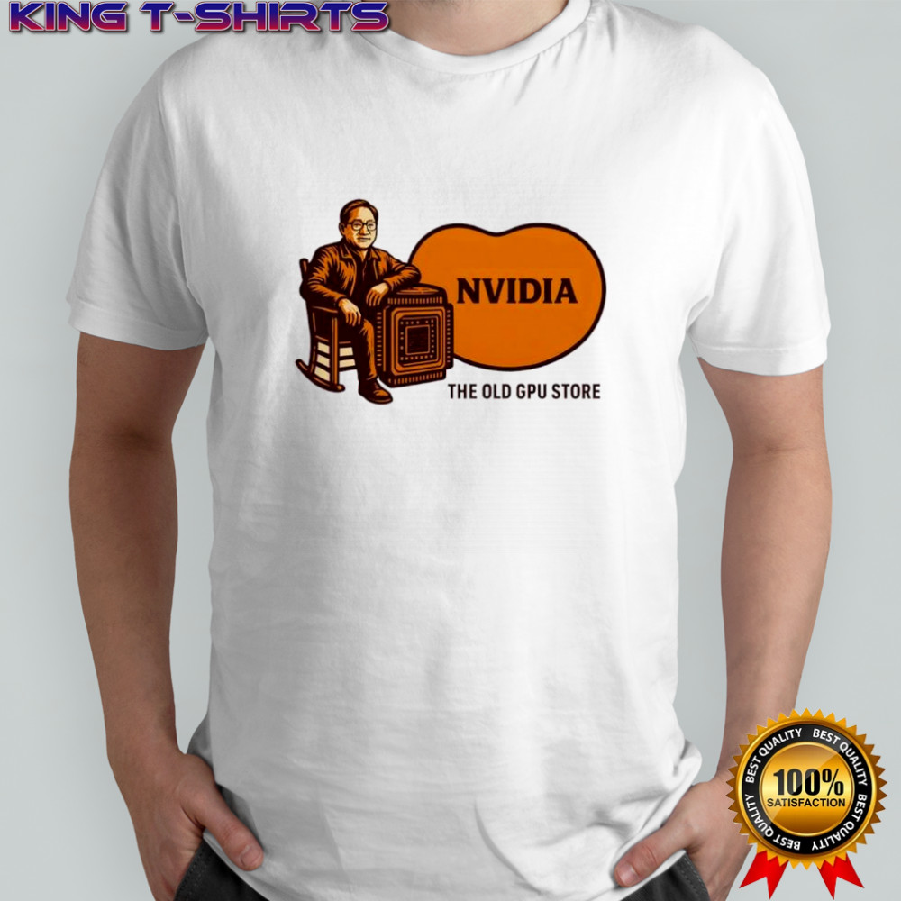 Jensen Huang NVIDIA the old gpu store Cracker Barrel shirt
