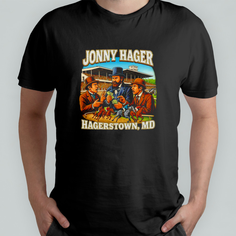 Johnny Hager Hagerstown MD horse racing shirt