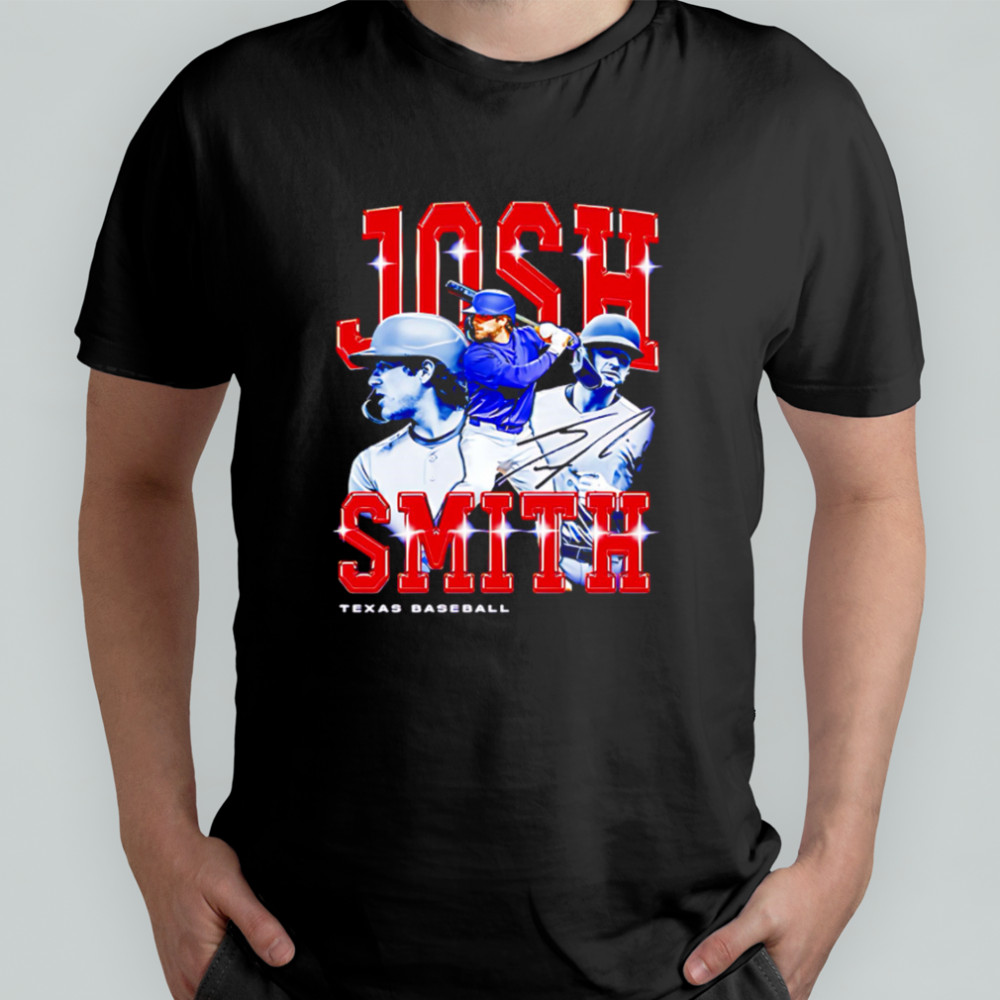 Josh Smith Retro Flair Texas baseball signatue shirt