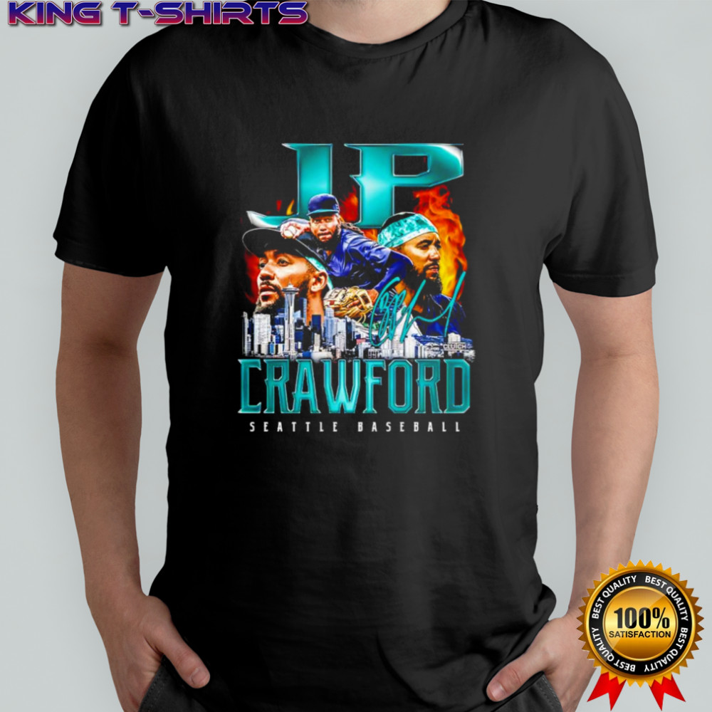 JP Crawford Seattle Mariners baseball retro flair signature shirt