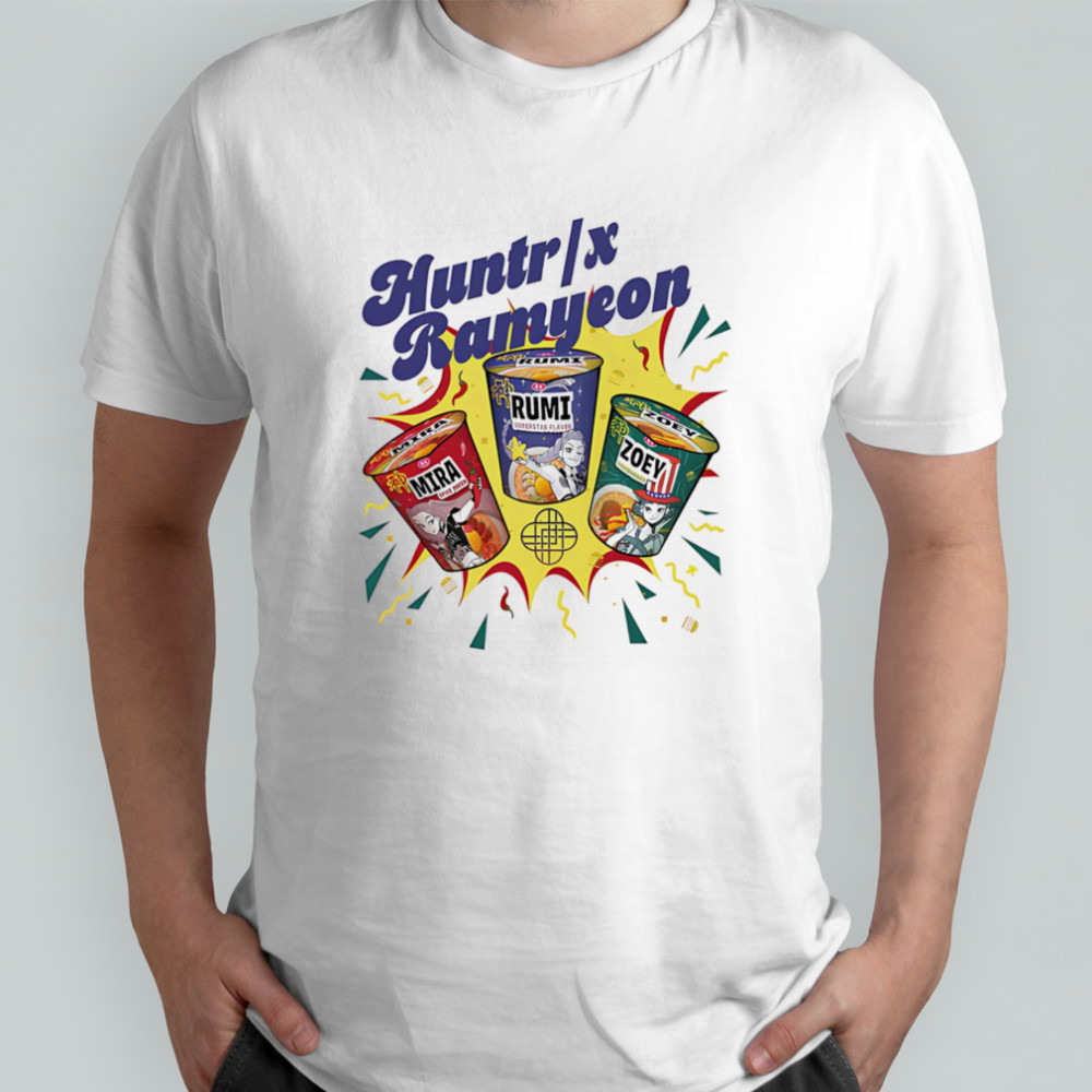 K-Pop Demon Hunters HUNTRIX Ramyeon shirt