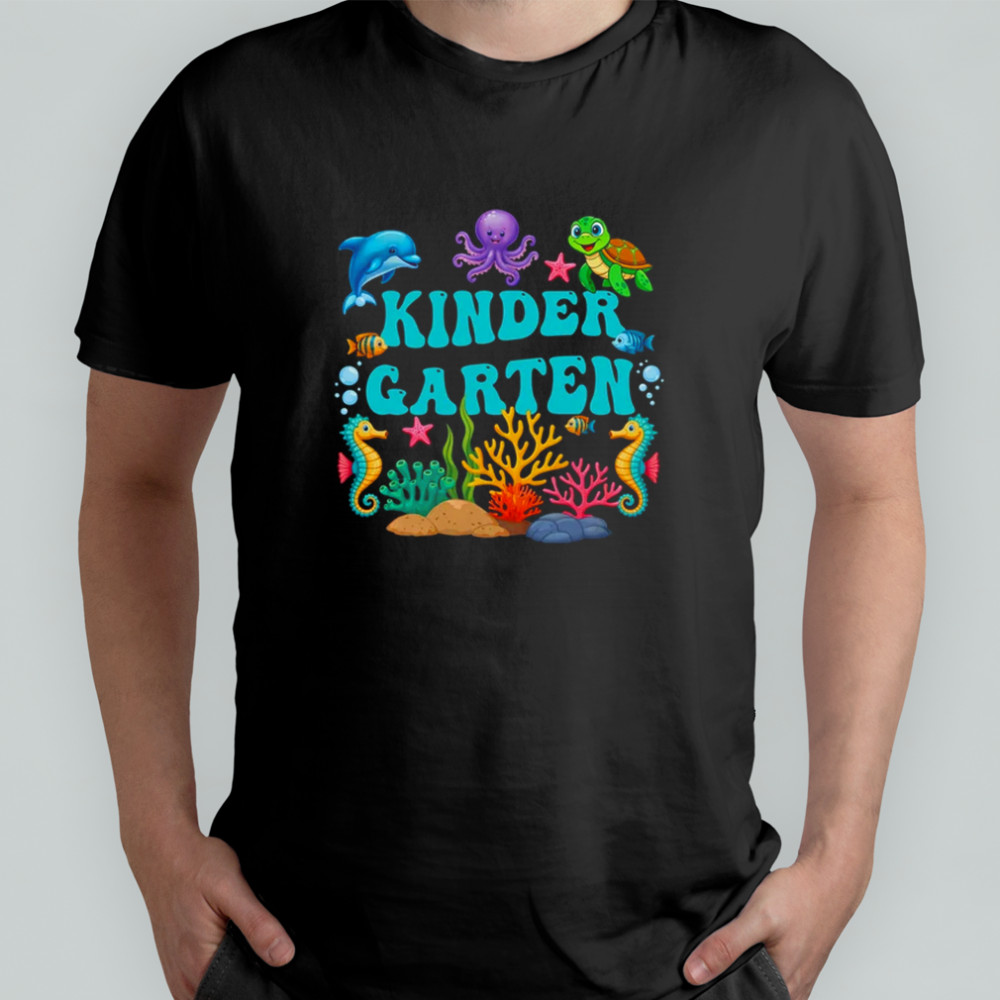 Kindergarten Teacher Student Sea Life Ocean Animal Lover shirt
