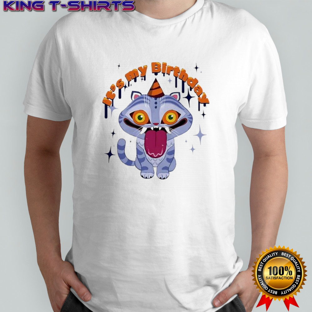 KPop Demon Hunters It’s My Birthday Derpy Tiger shirt
