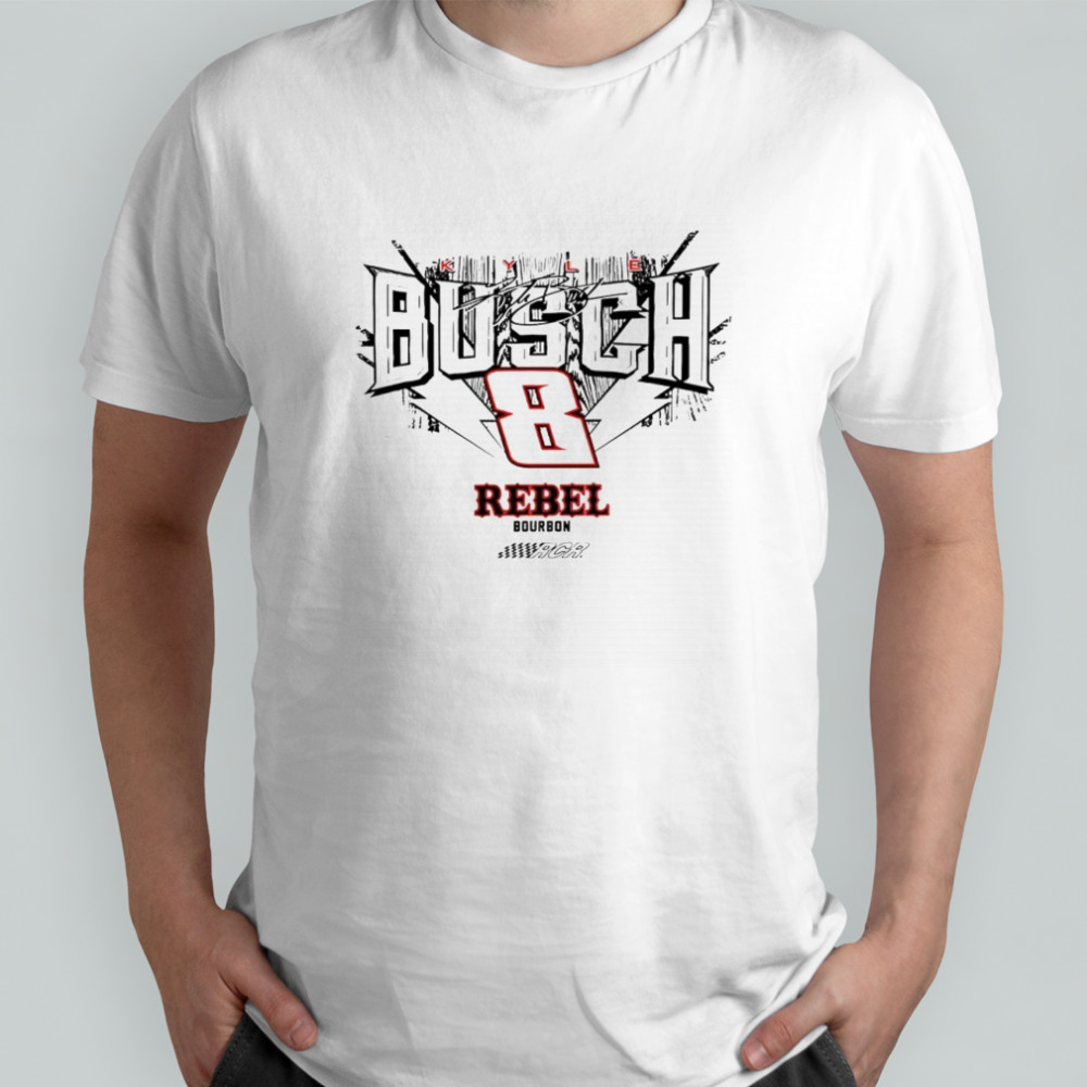 Kyle Busch Richard Childress Racing Team Collection Light Brown Rebel Bourbon Car shirt