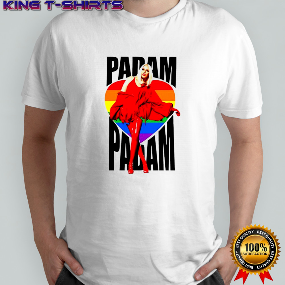 Kylie Minogue Padam pride colorful heart shirt