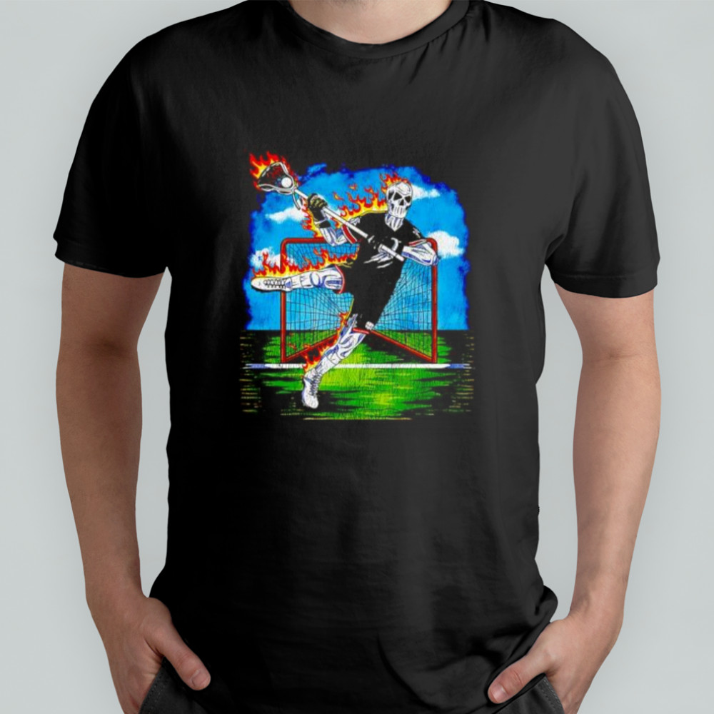 Lacrosse Sports Skeleton goalkeeper shirt