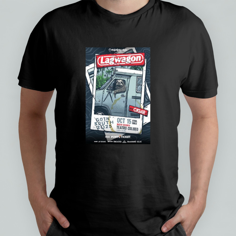 Lagwagon October 15 2025 Santiago De Chile Poster T-Shirt