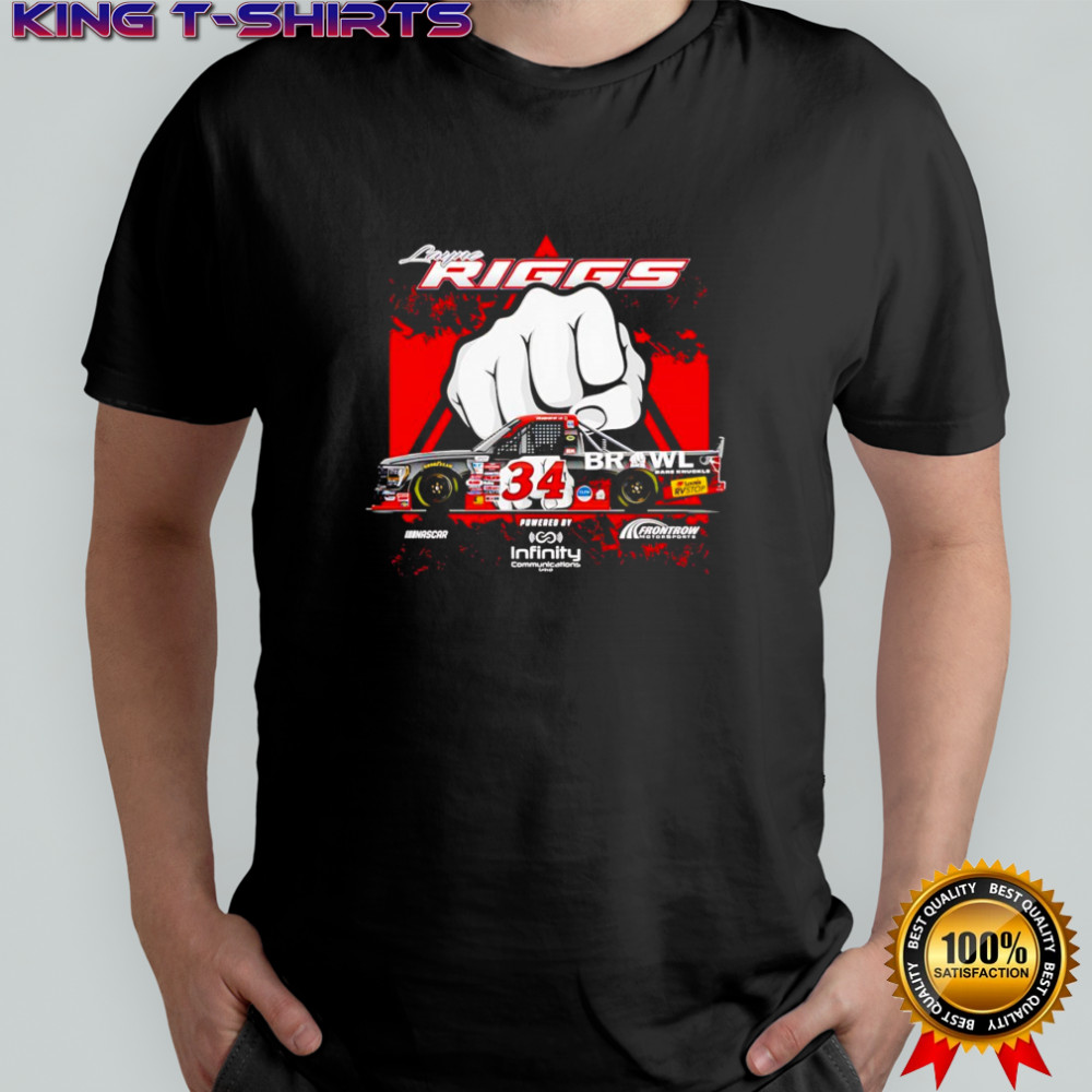 Layne Riggs Checkered Flag Bare Knuckle Boxing car shirt