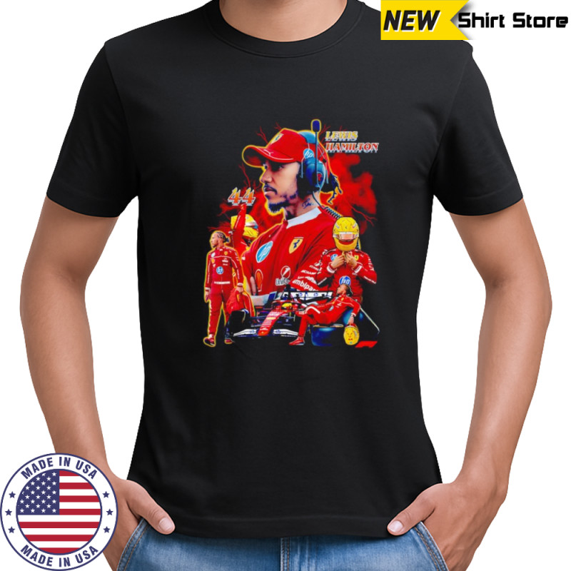 Lewis Hamilton Ferrari graphic shirt