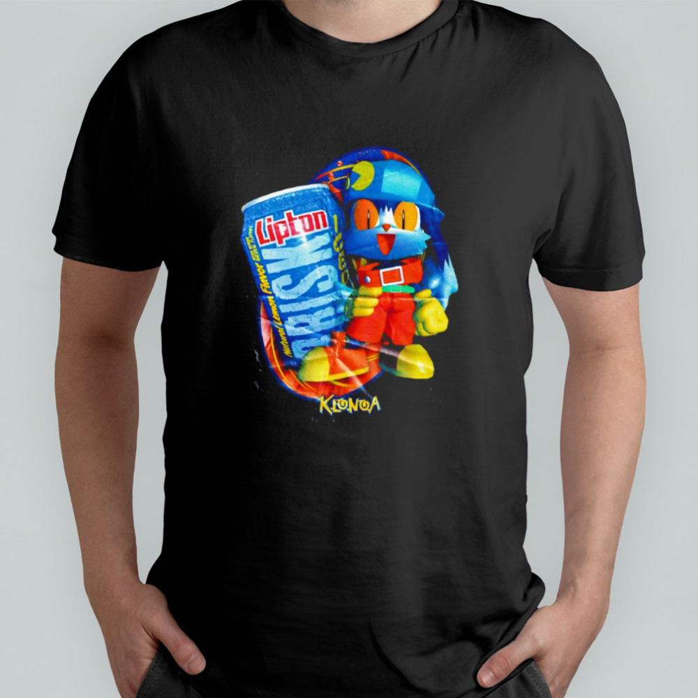 Lipton Brisk Namco Klonoa vintage shirt
