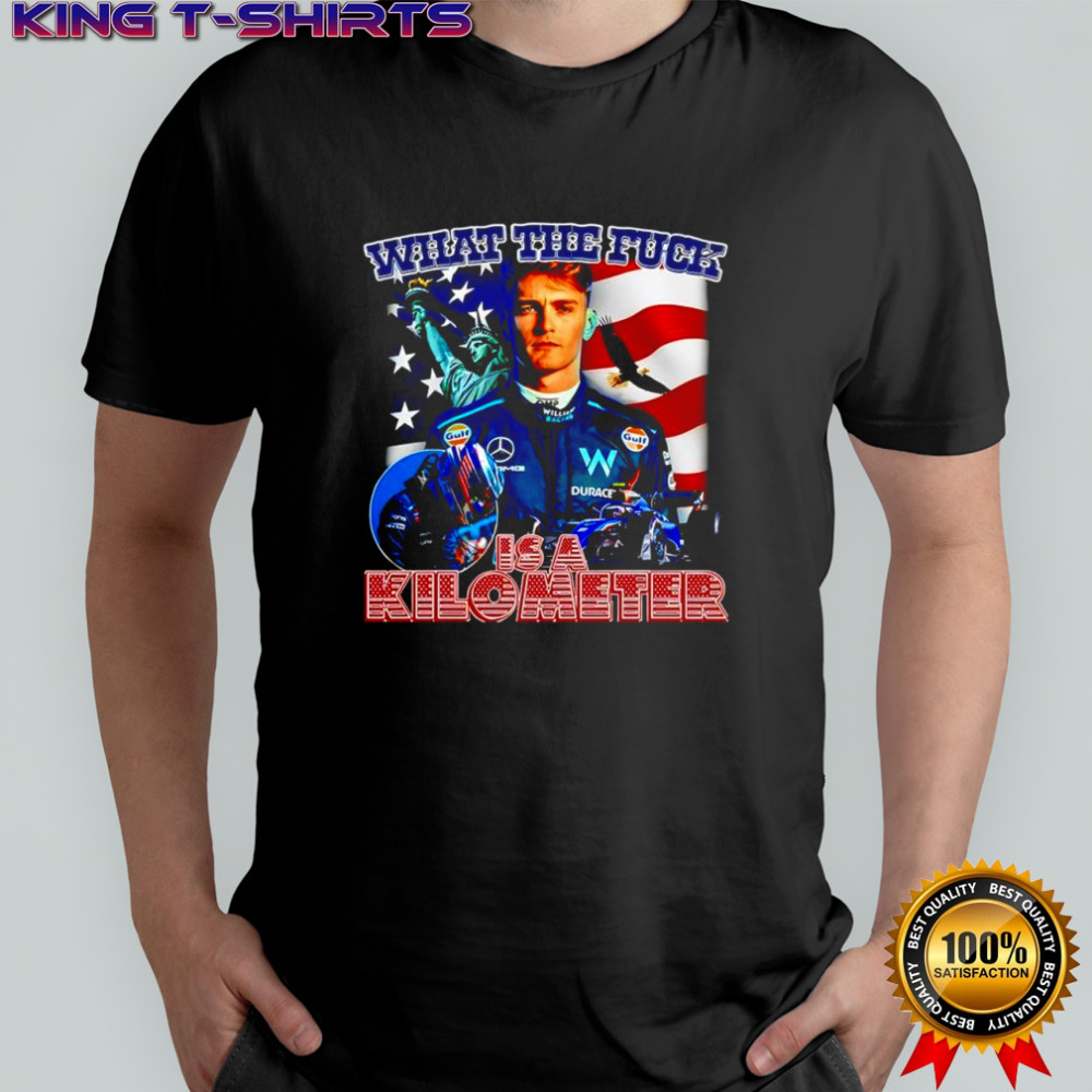 Logan Sargeant Williams what the fuck is a kilometer shirt