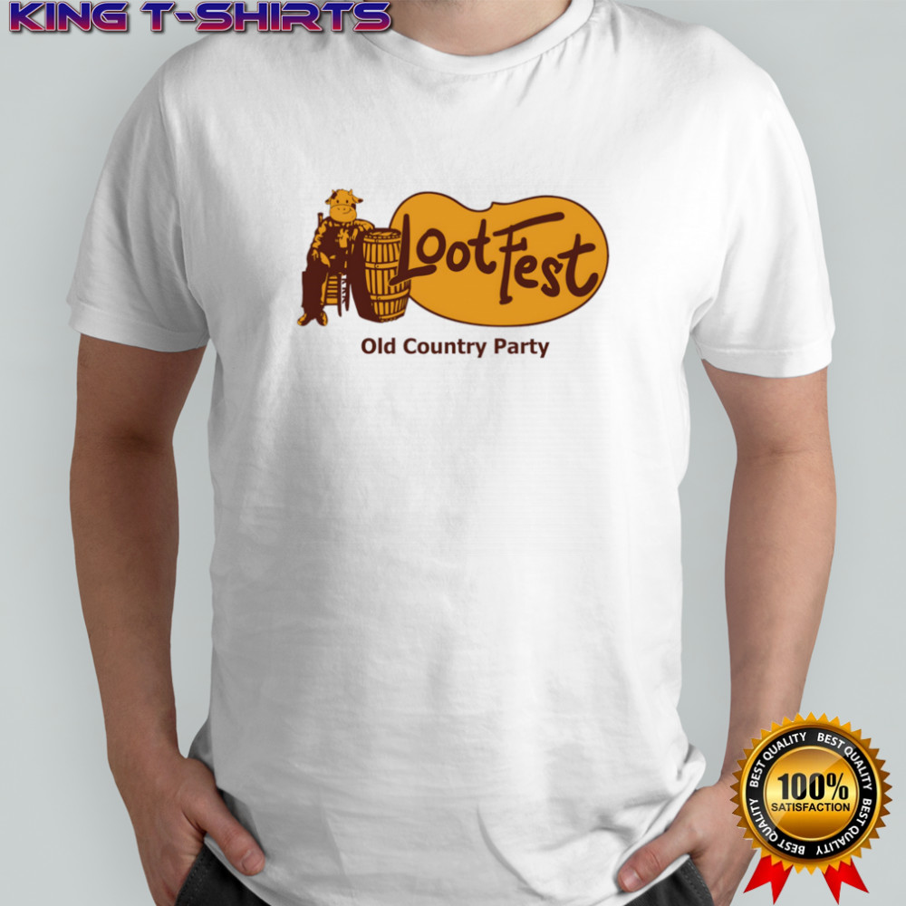 LootFest Old Country Party Cracker Barrel parody shirt
