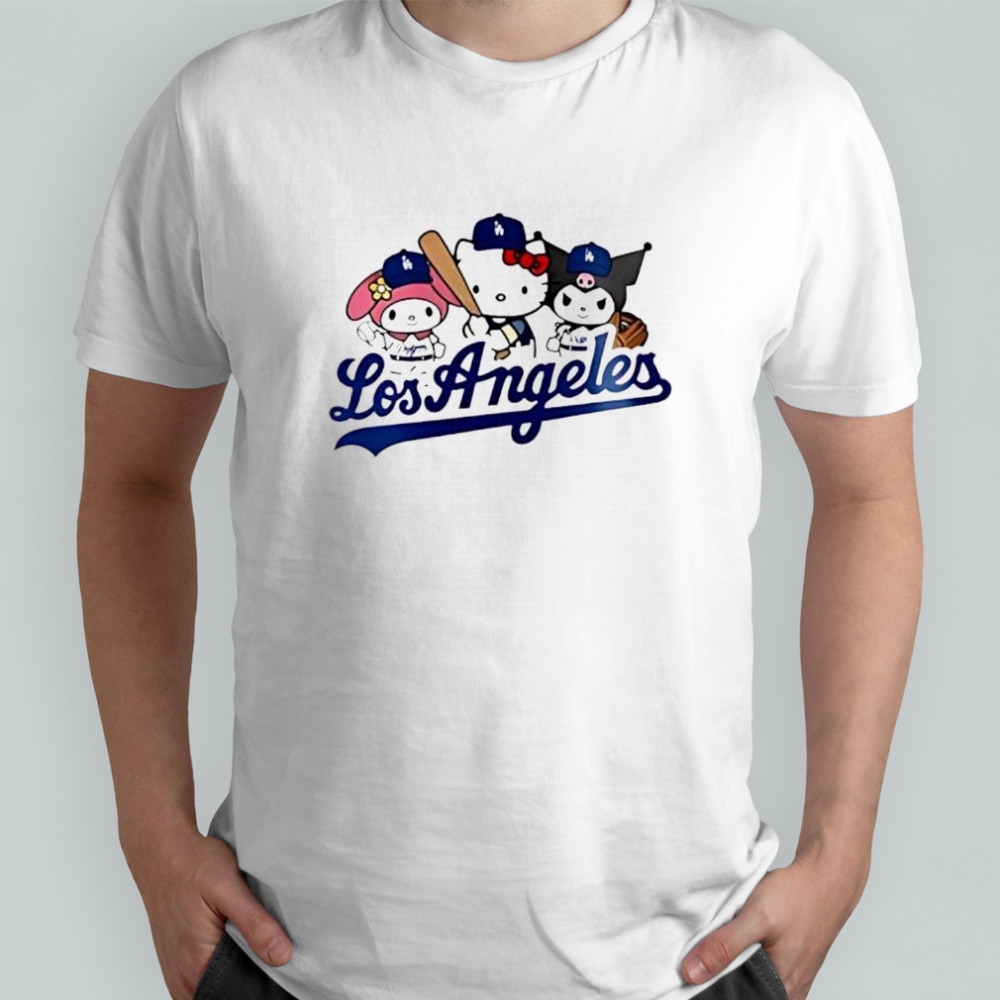 Los Angeles Dodgers Hello Kitty And Friends shirt