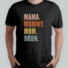Mama Mommy Mom Bruh Mommy And Me Boy Mom Life Vintage T-Shirt