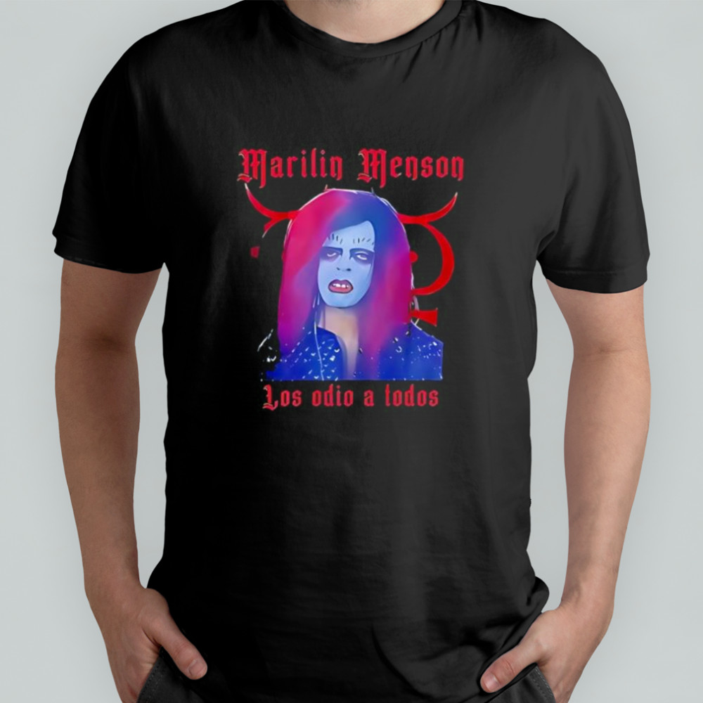 Marilyn manson los odio a todos shirt