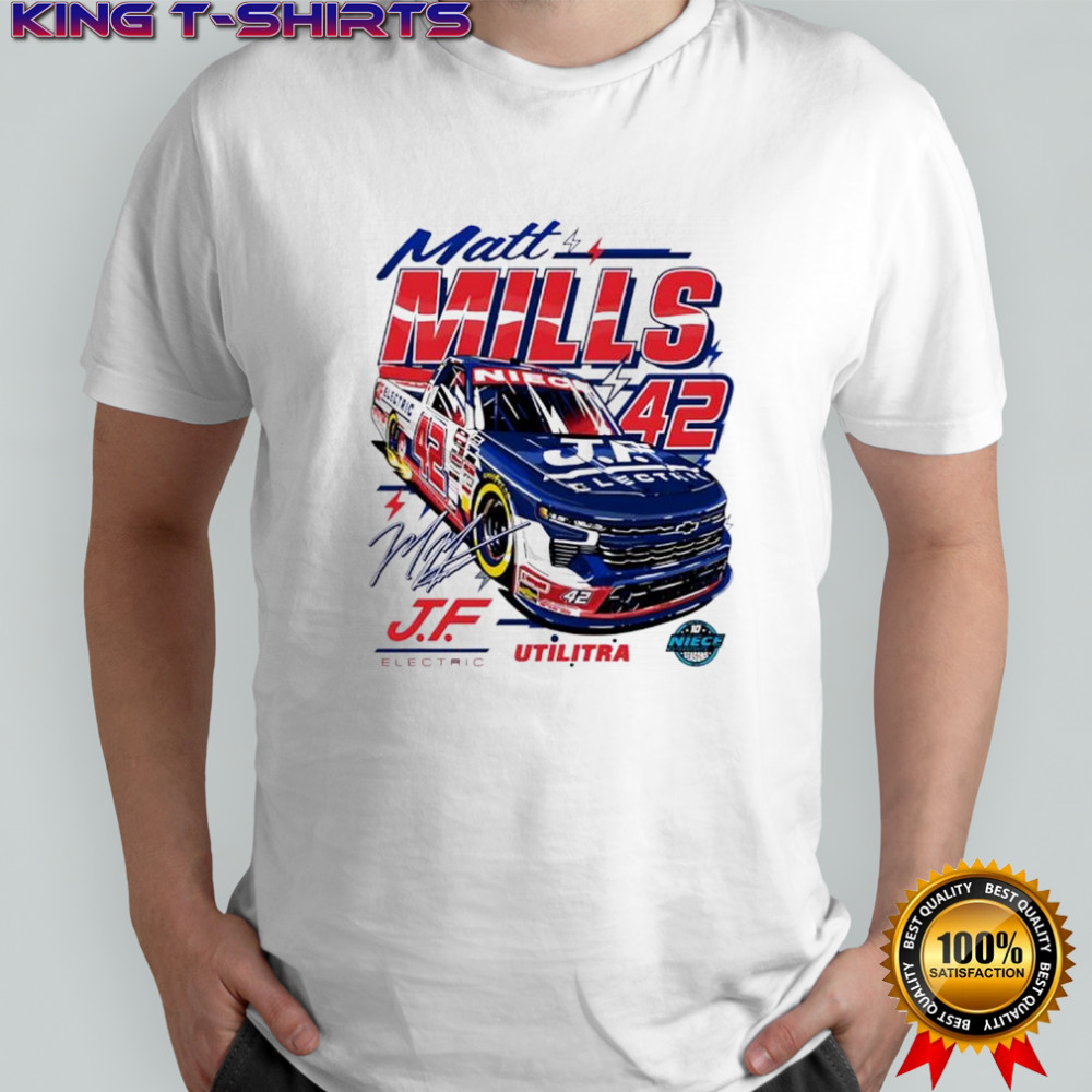 Matt Mills 2025 J.F. Electric Utilitra graphic shirt