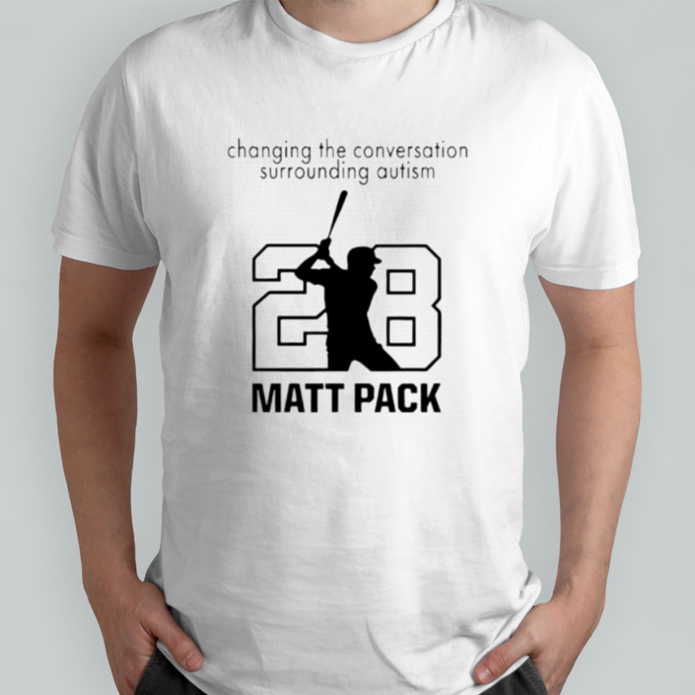 Matt Pack Atlanta Braves Autism Awareness shirt