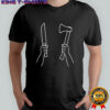 Mayah Sommers hands knife and hatchet shirt