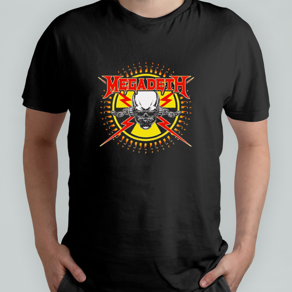 Megadeth Metal Rock Merch Concert Tour Vintage Graphic logo shirt