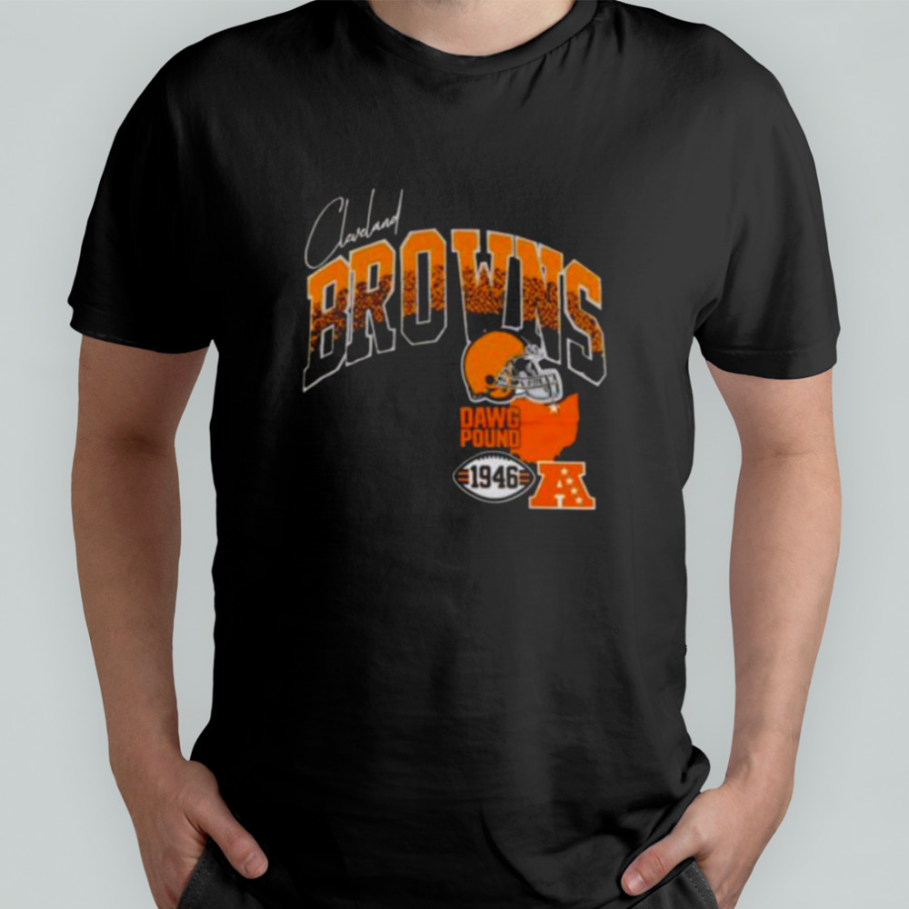 Men’s Pro Standard Brown Cleveland Browns Hometown Collection Shirt