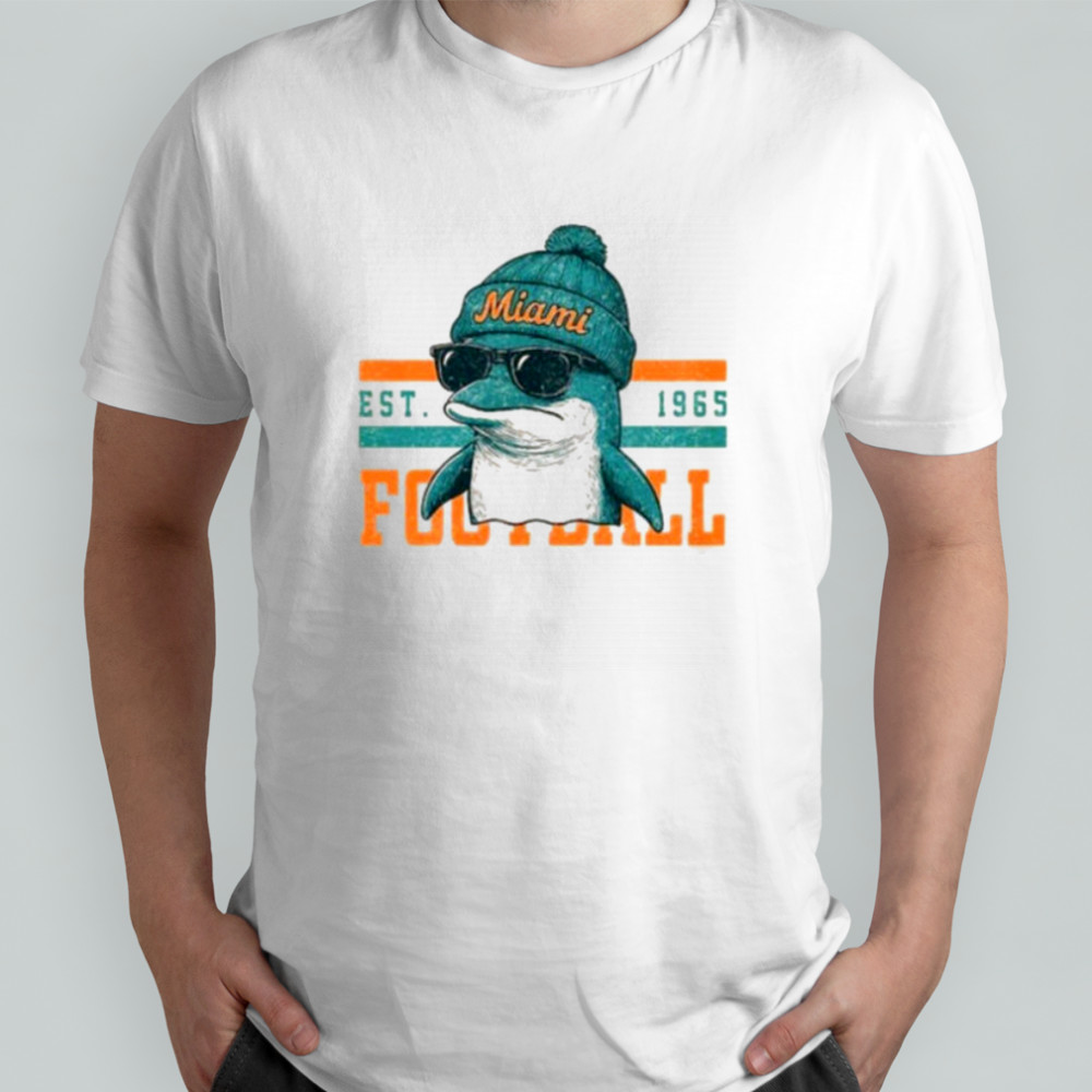 Miami Dolphin Football Vintage Sports Shirt
