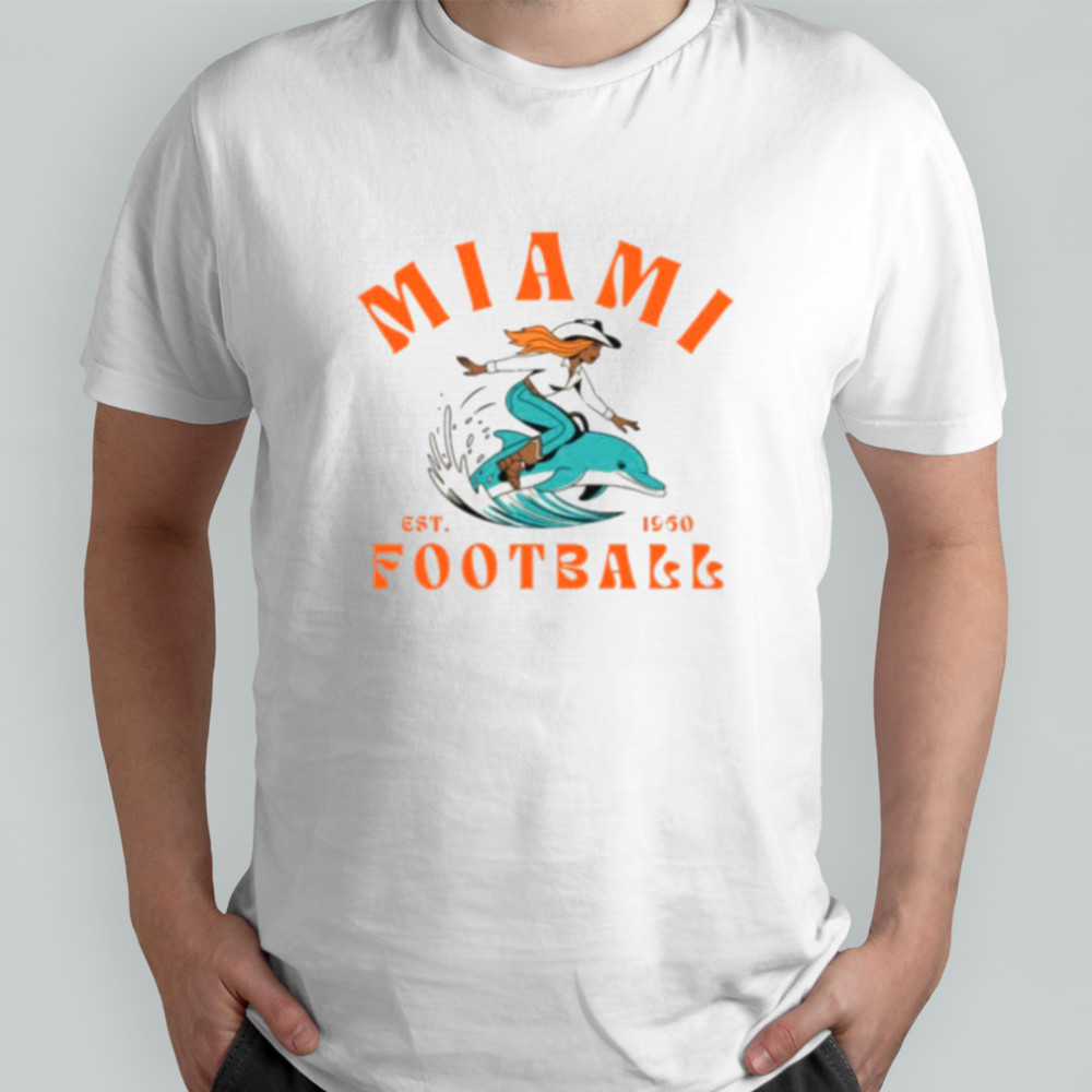 Miami Football Est. 1960 Dolphin Gameday Shirt