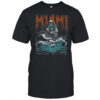 Miami Football Skull Vintage Fan Football Game Day Unisex Shirt