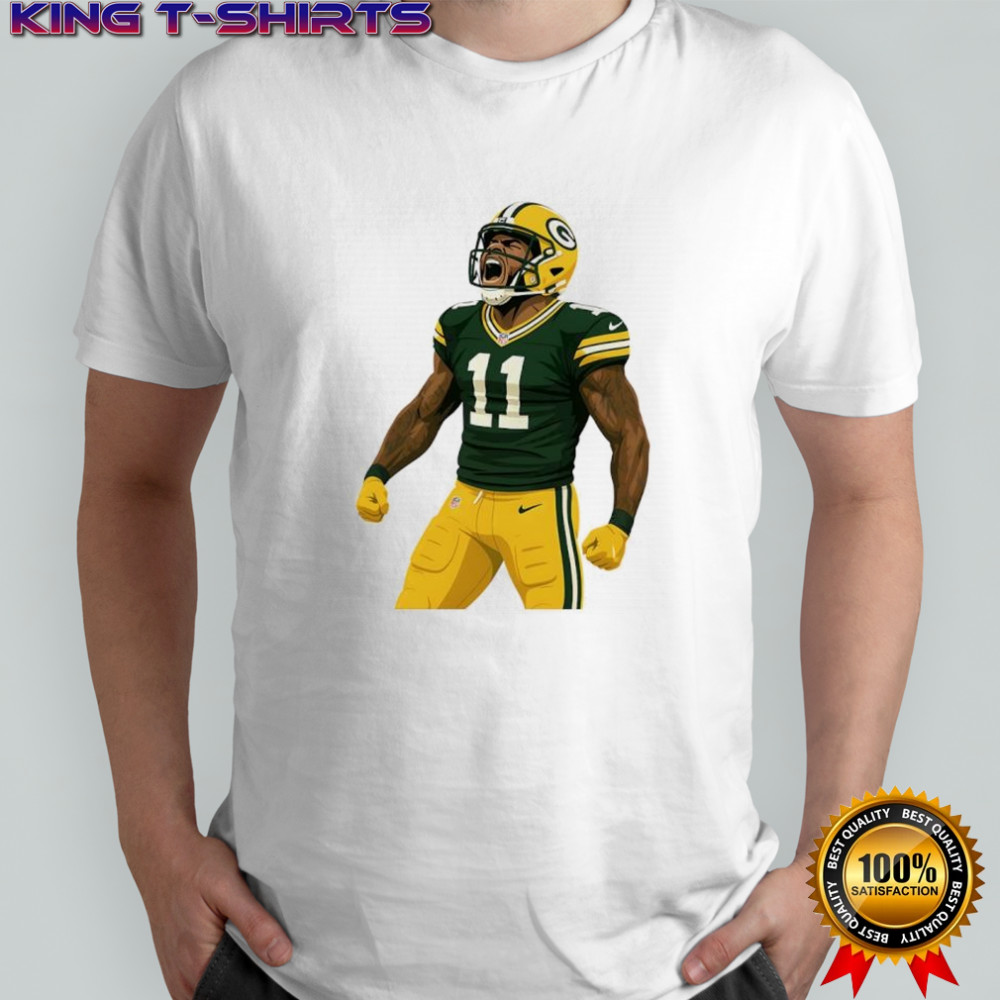 Micah Parsons Green Bay football beast mode linebacker graphic shirt