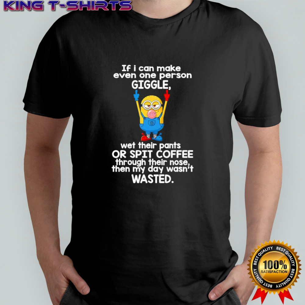 Minion middle finger if I can make even one person giggle wet their pants shirt