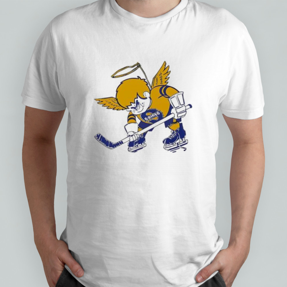 Minnesota Fighting Saints Logo angel shirt