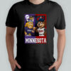 Minnesota Vikings and Minnesota Twins mascot play card shirt