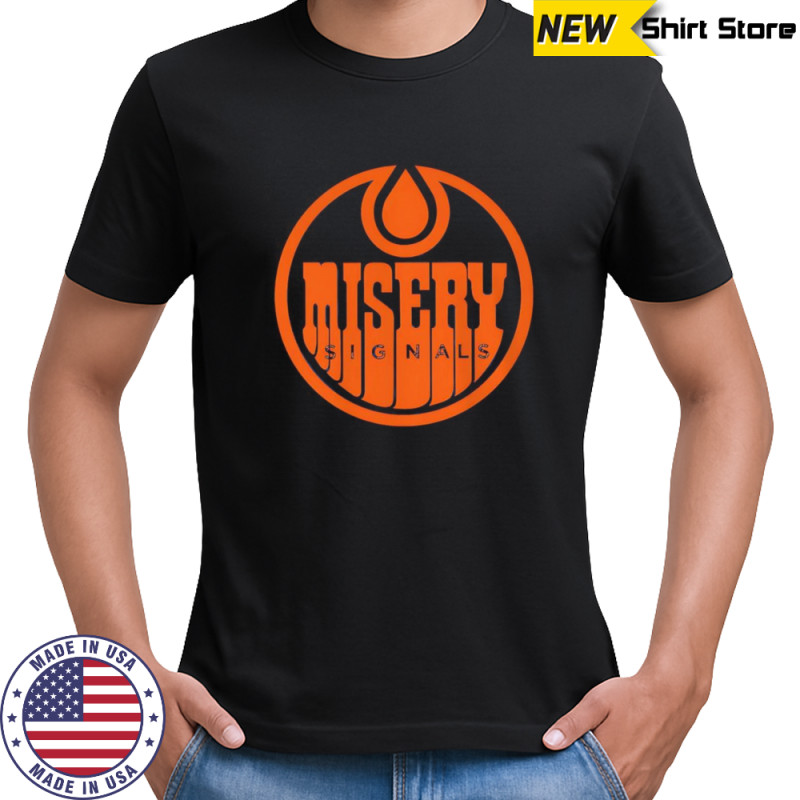 Misery signals oil shirt