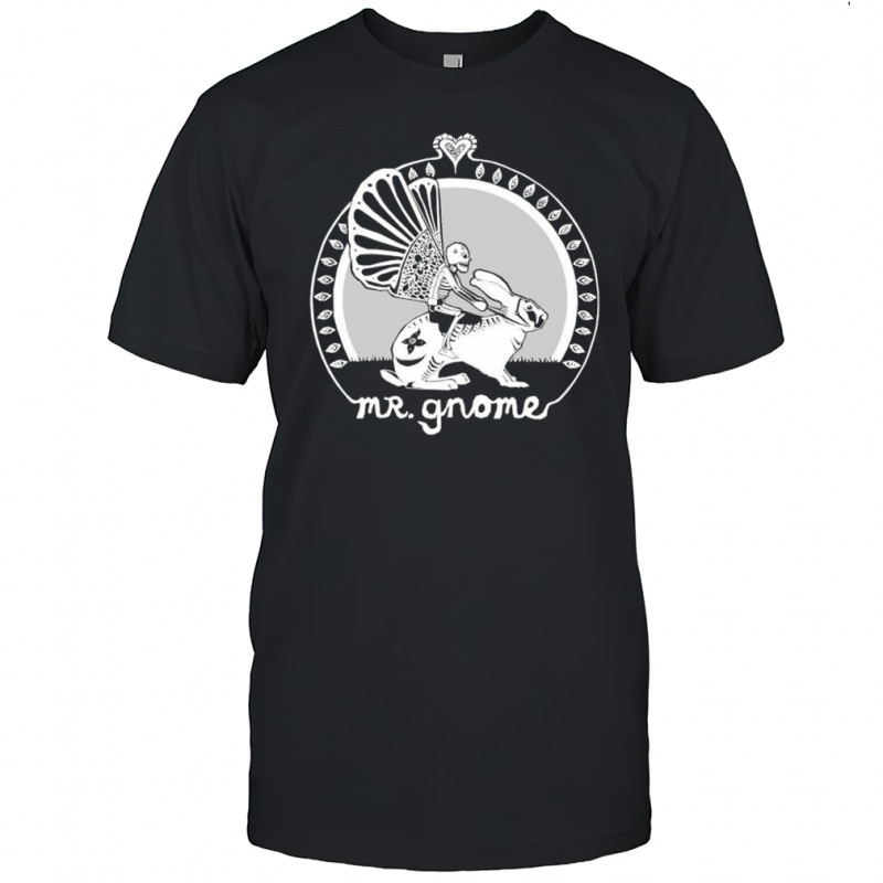 Mr Gnome Skeleton Cowboy T-shirt