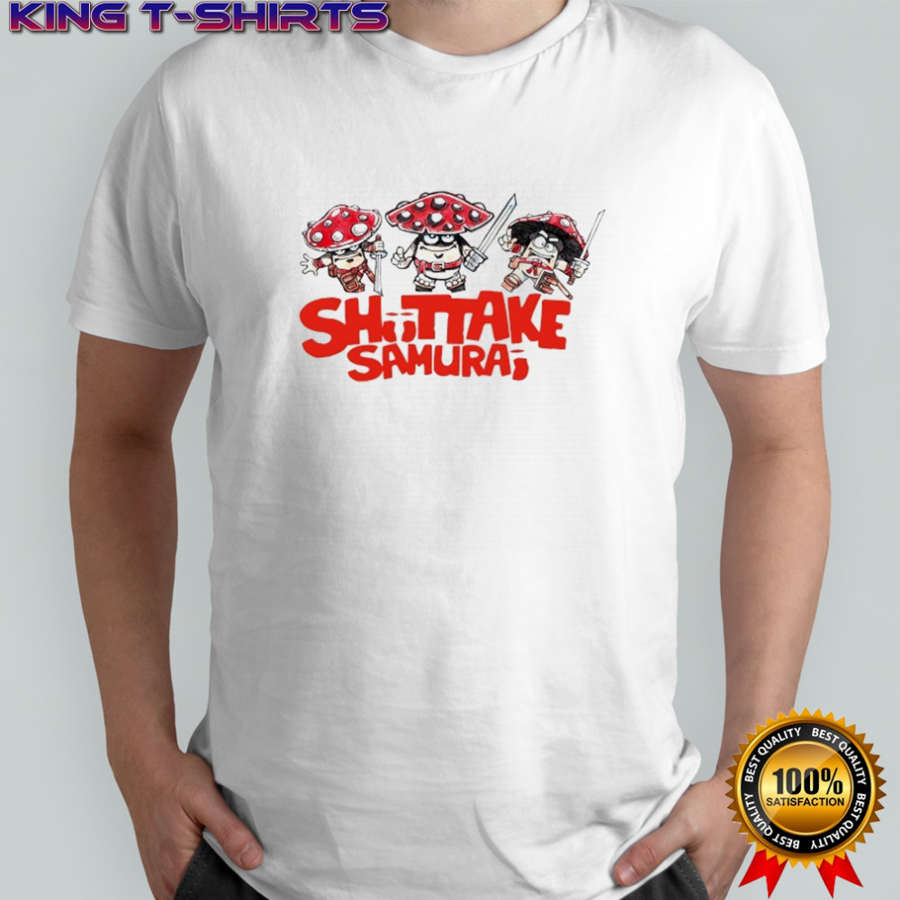 Mushroom Warrior Shittake Samurai shirt