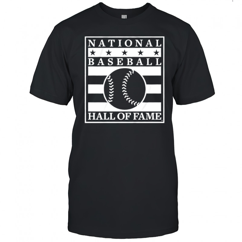 National Baseball Hall of Fame Logo ball shirt