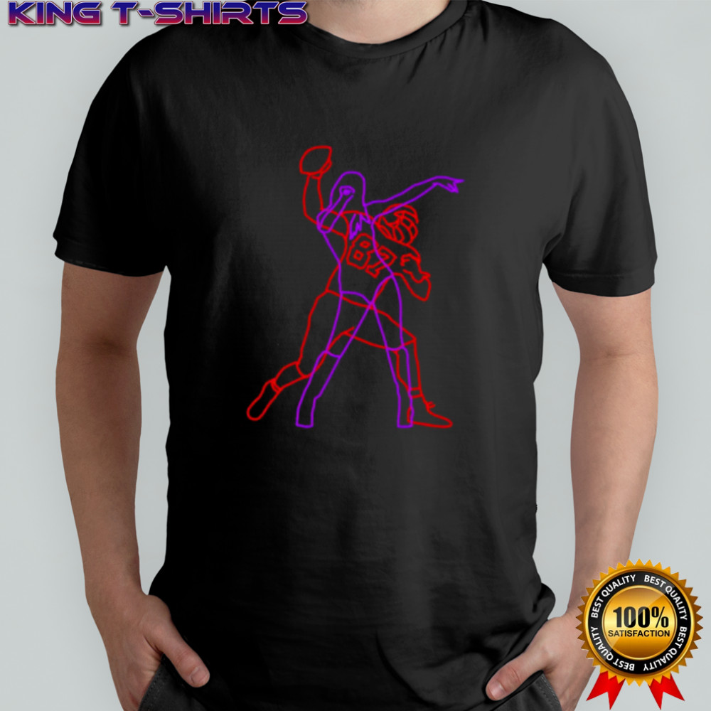 Neon Lights Duo Football No. 87 shirt