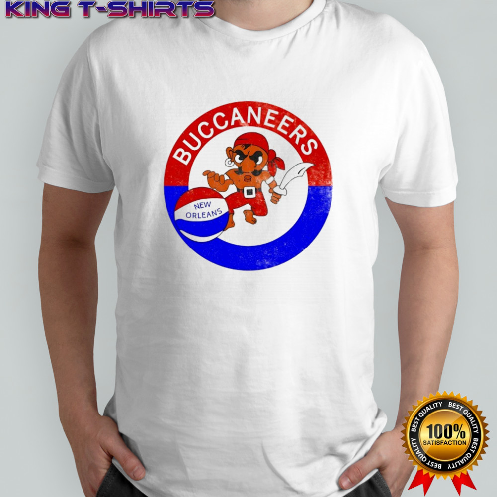 New Orleans Buccaneers American Basketball Association logo shirt