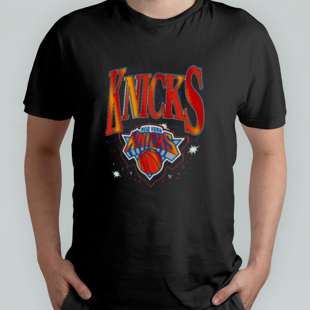 New York Knicks ’47 Black Past Champs Collection Flashbulb Foundation T Shirt