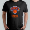 New York Knicks Black 2025 NBA Playoffs Alley Oop T Shirt