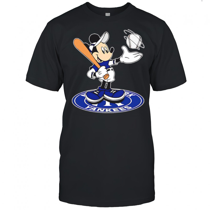 New York Yankees Cheerful Mickey Disney shirt