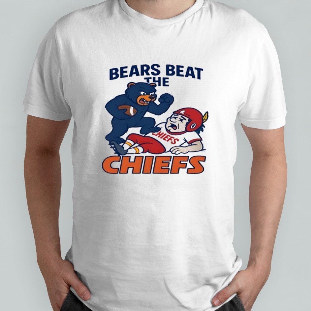 Nfl 2025 Chicago Bears Beat The Chiefs Shirt