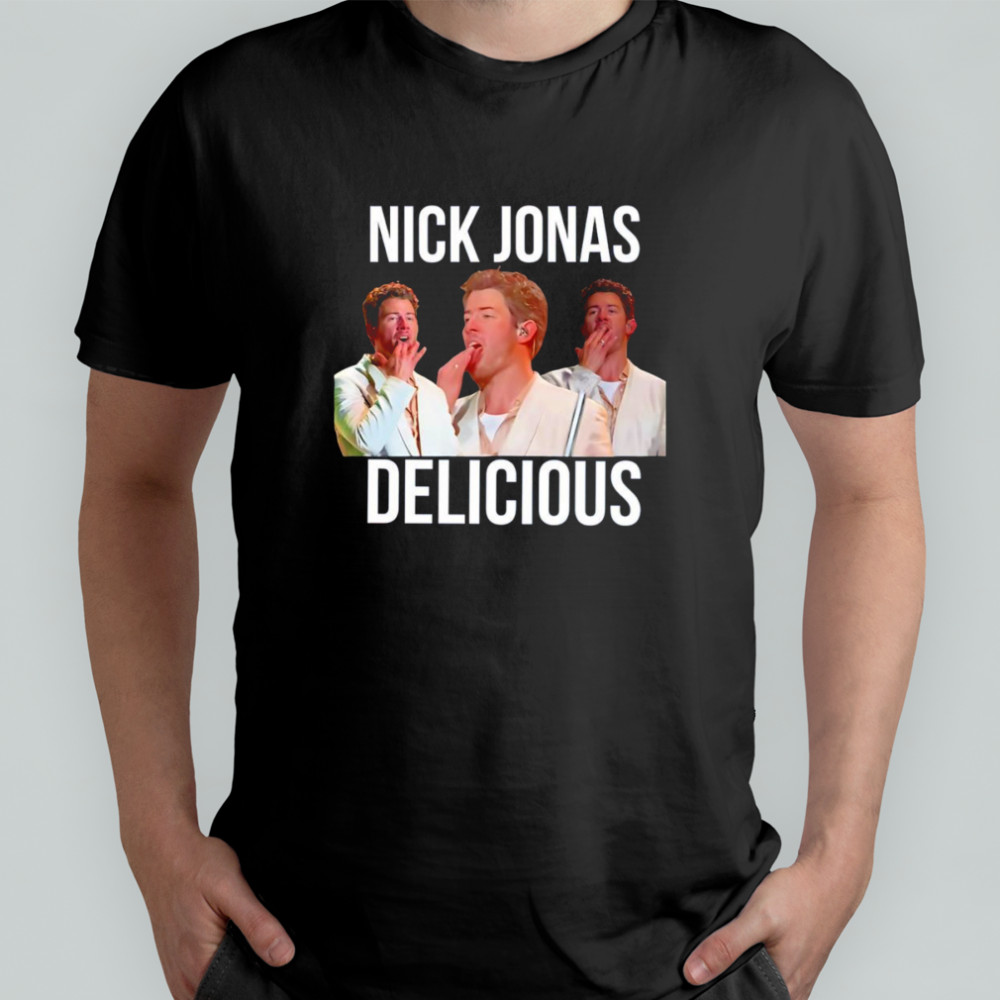 Nick Jonas delicious shirt