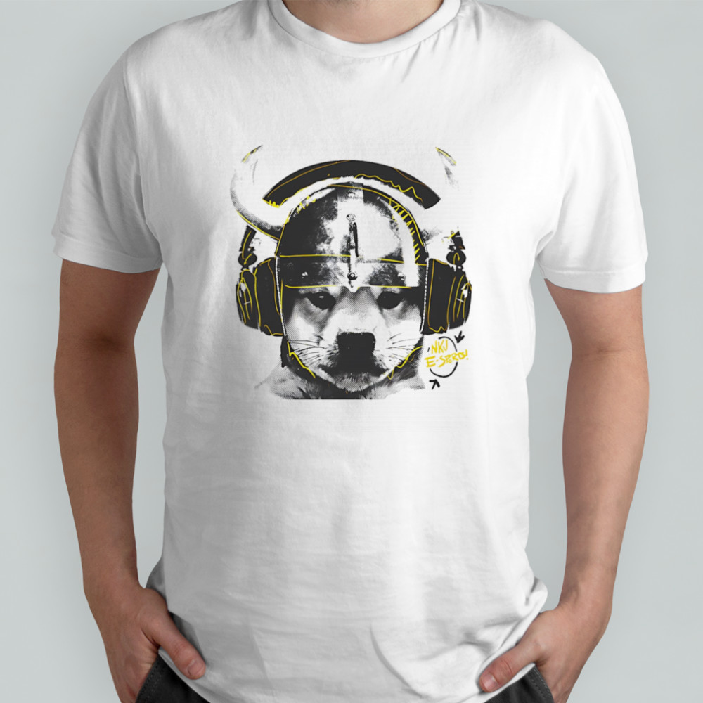 NKU Esports Dog Wearing helmet shirt
