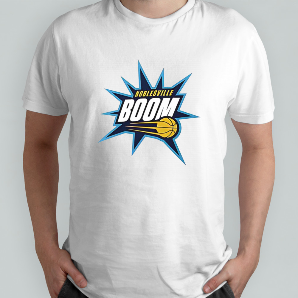 Noblesville Boom White Essential Baseball T-Shirt