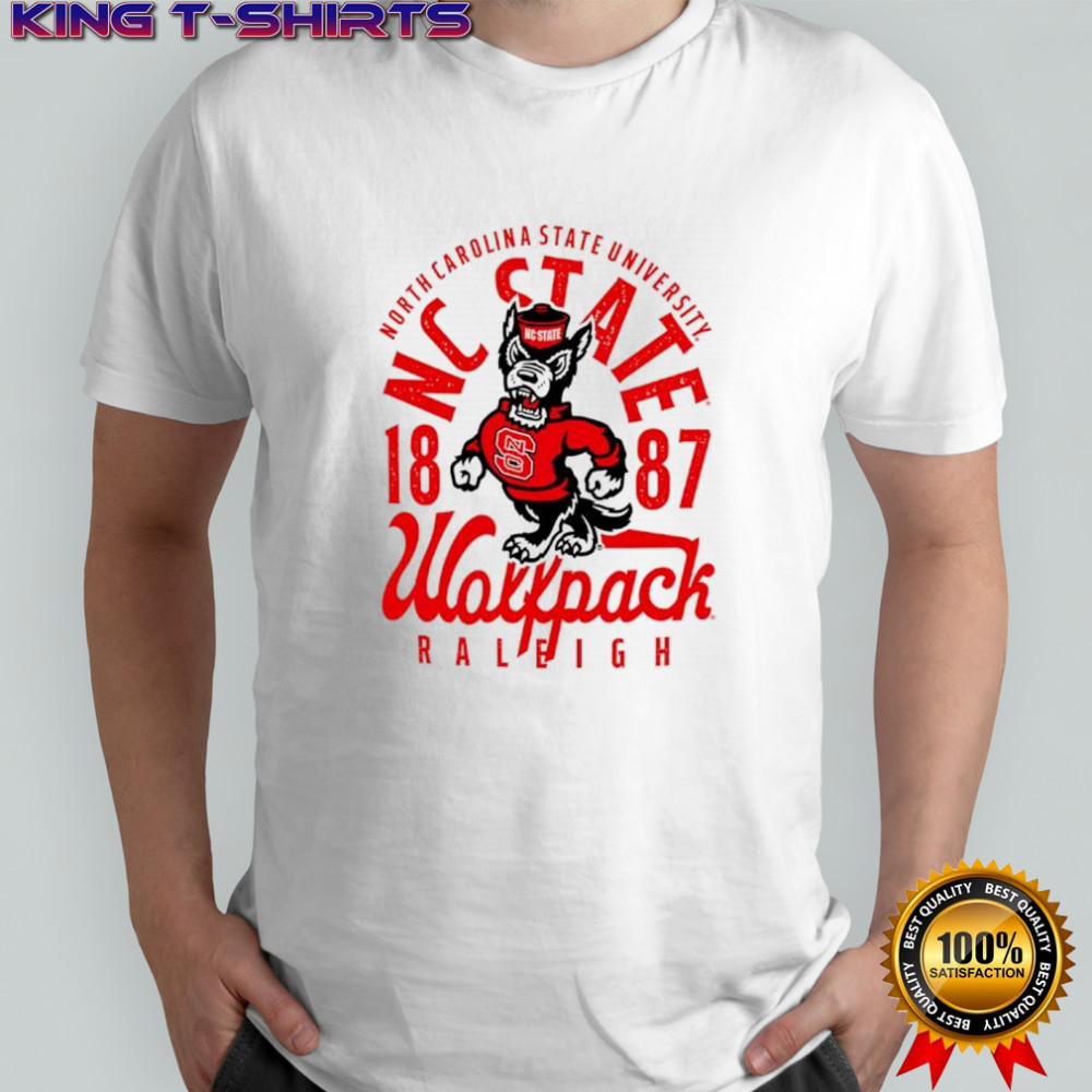 North Carolina State Wolfpack football 1887 mascot shirt