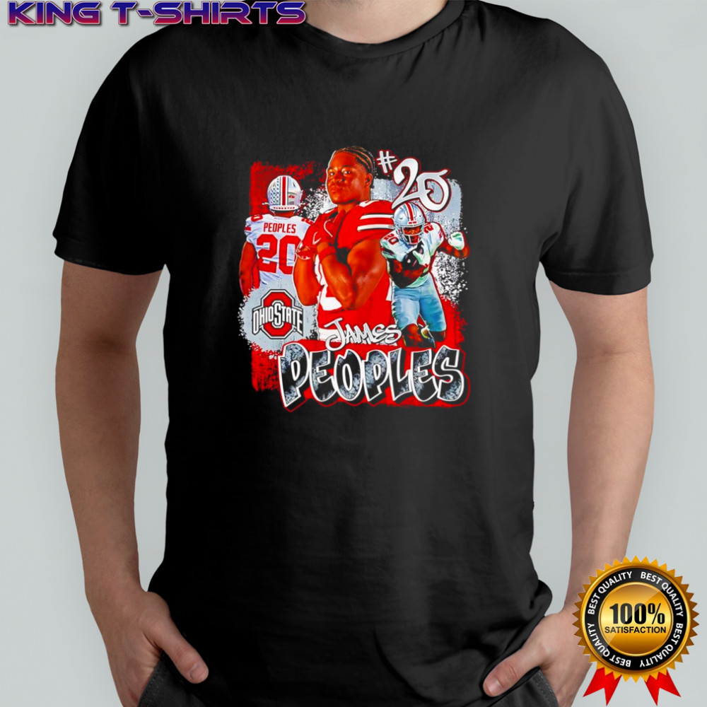 Ohio State Buckeyes #20 James Peoples Highlight shirt