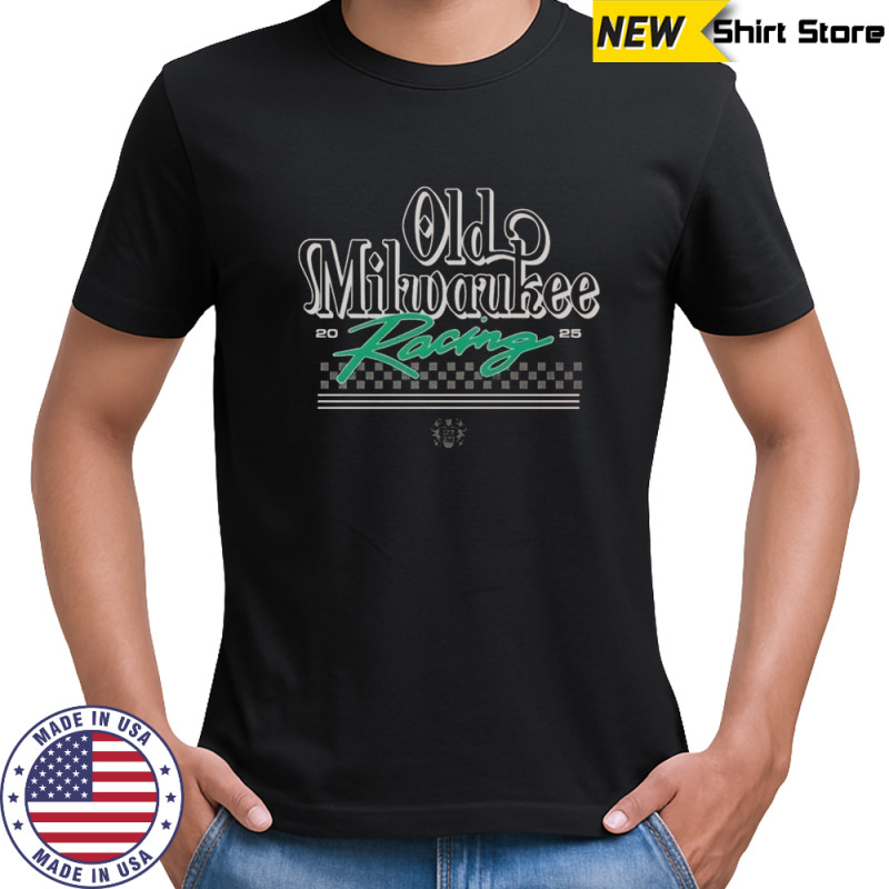 Old Milwaukee Neon Drift Racing 2025 T-Shirt
