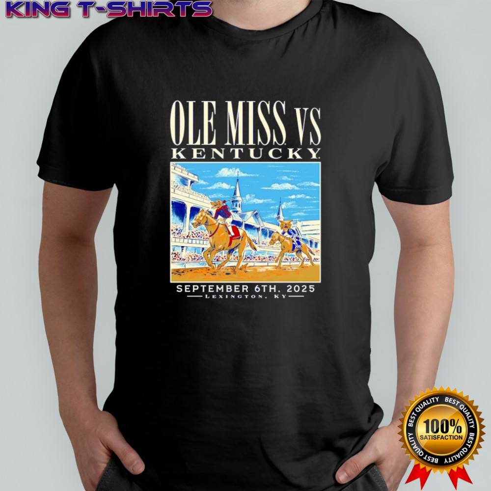 Ole Miss Rebels vs Kentucky Wildcats football game day 2025 shirt