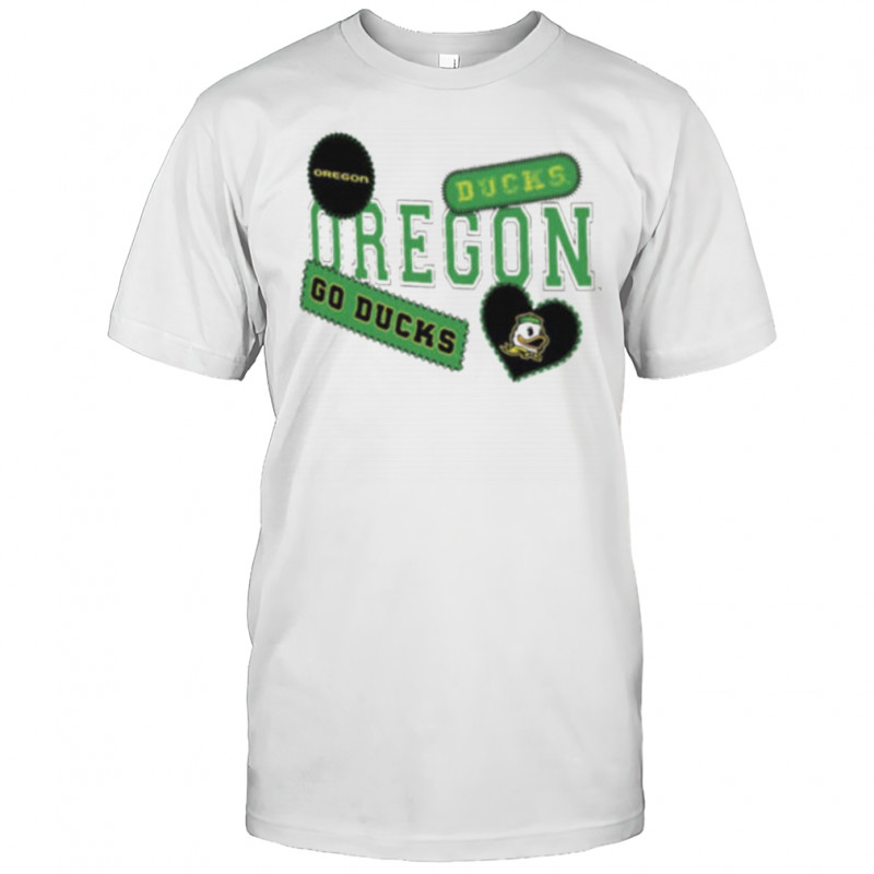 Oregon Ducks Go Ducks heart shirt