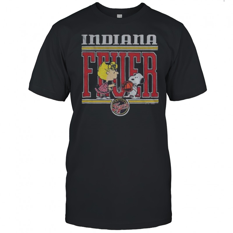 Peanuts Sally Snoopy Indiana Fever WNBA Basketball shirt
